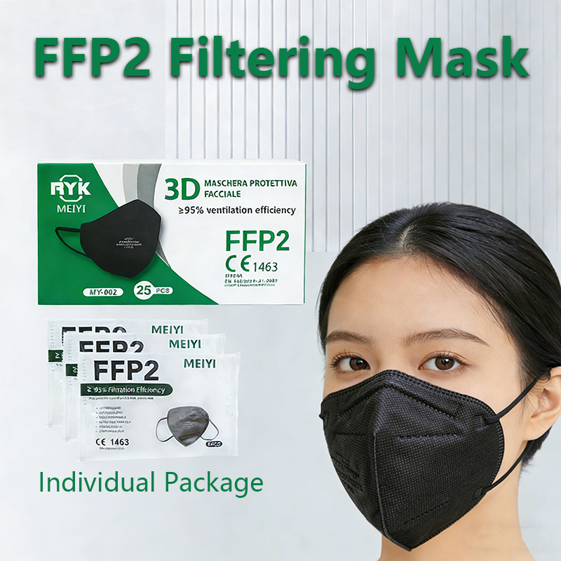 Anti Pollution Mask - 25/50PCS FFP2 CE Maschere Antipolvere di